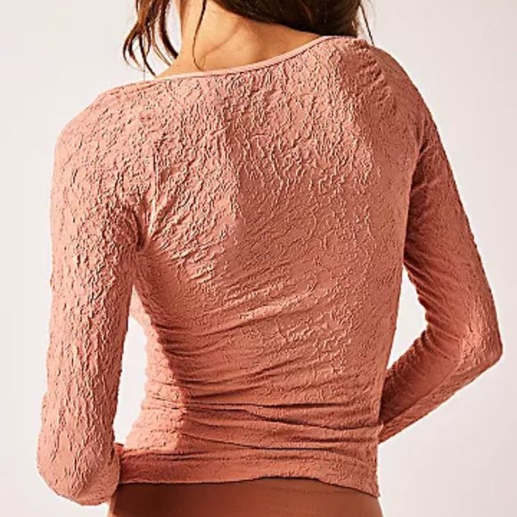 Free People Have It All Long-Sleeve Top 2510 1m1 - Picture 3 of 4